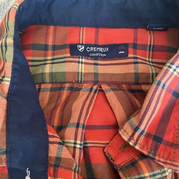 Mens button down collar shirt with elbow patch. - Picture 3 of 3